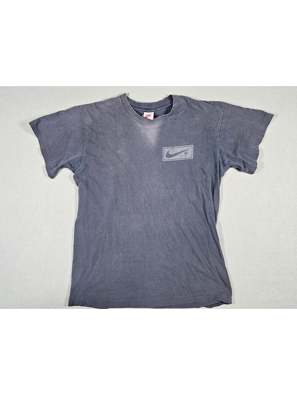 Nike Vintage Made in USA Red Tag Faded Black T-Shirt XL